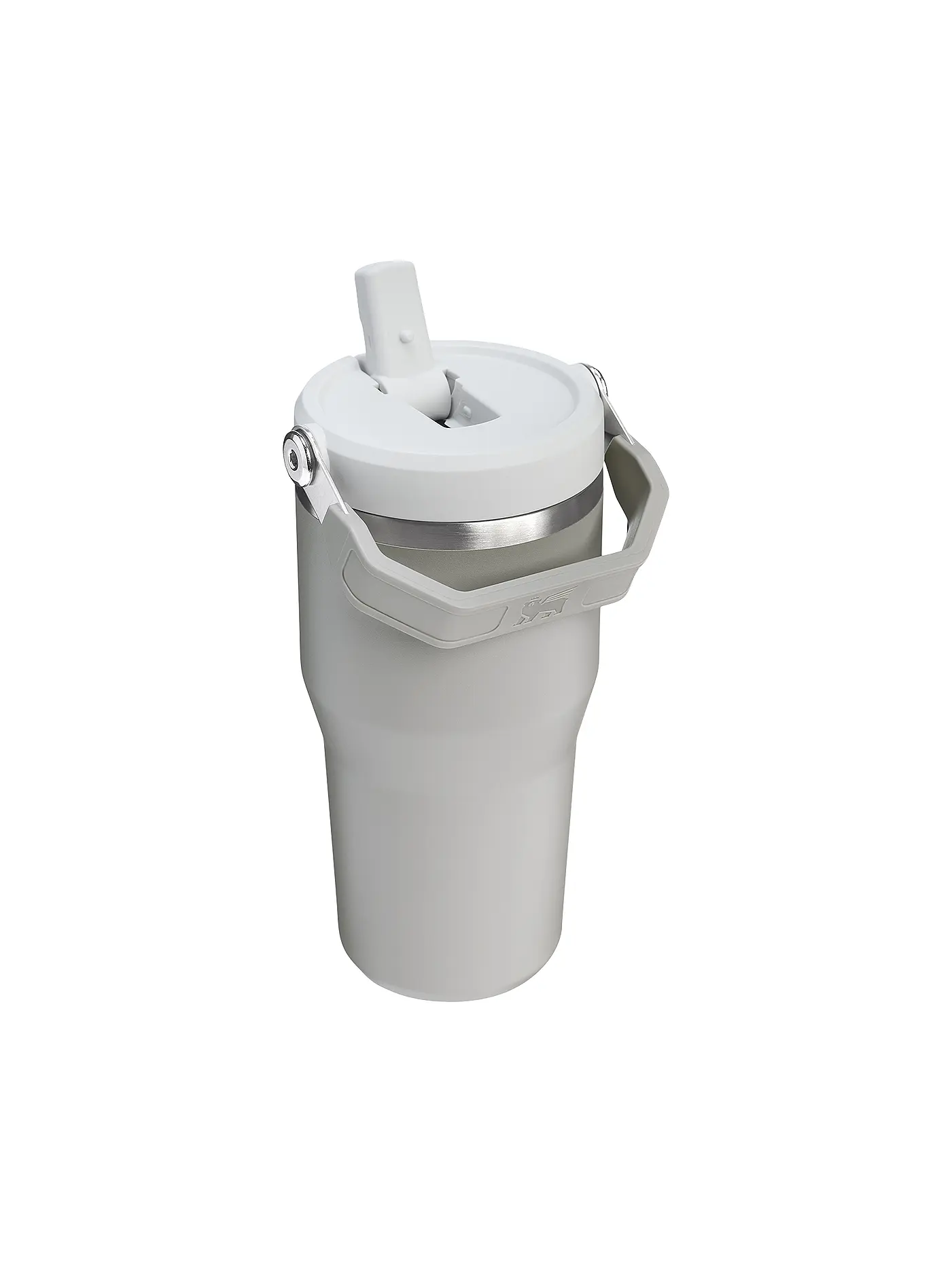 STANLEY | Isolierflasche - Thermosflasche Flip Straw 2.0 0.6l Black | hellgrau